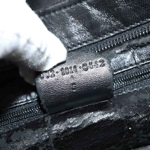 GUCCI Hand Bag Leather Black Auth fm4522 - Picture 10 of 16